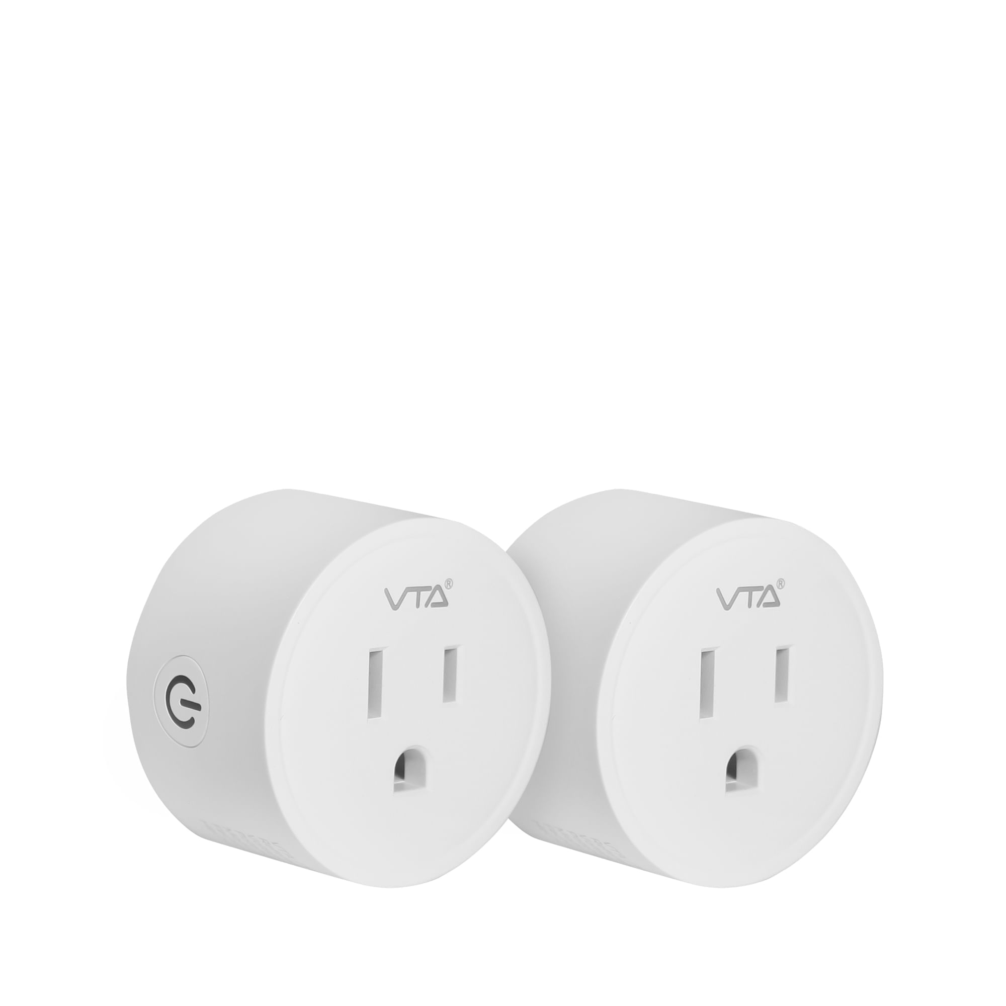 Set X 2 Tomacorrientes Sencillos Dot VTA+ Smart Home VTA Caja x 1  