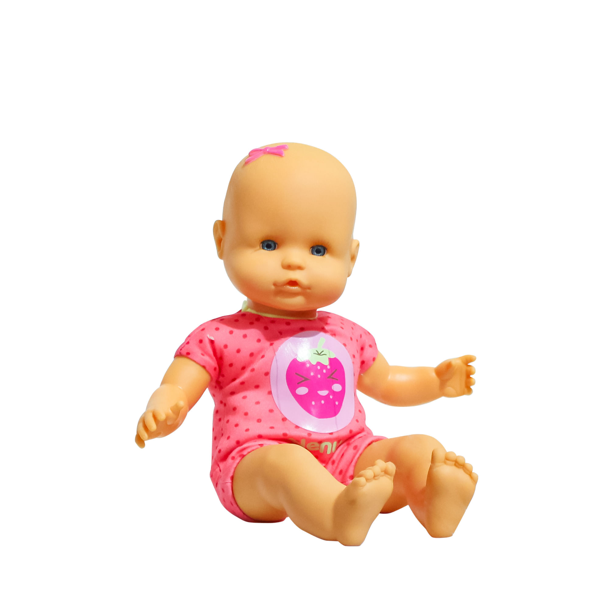 Bebé Nenuco con Biberón Sonajero Rosado Nenuco Caja x 1 ĦLos bebes Nenuco son los más bonitos, tiernos, suaves e irresistibles! Su olor a bebe incita a cuidarlos, mimarlos y darles cariño.  Además con Nenuco los pequeños aprenden valores pedagógicos que fo