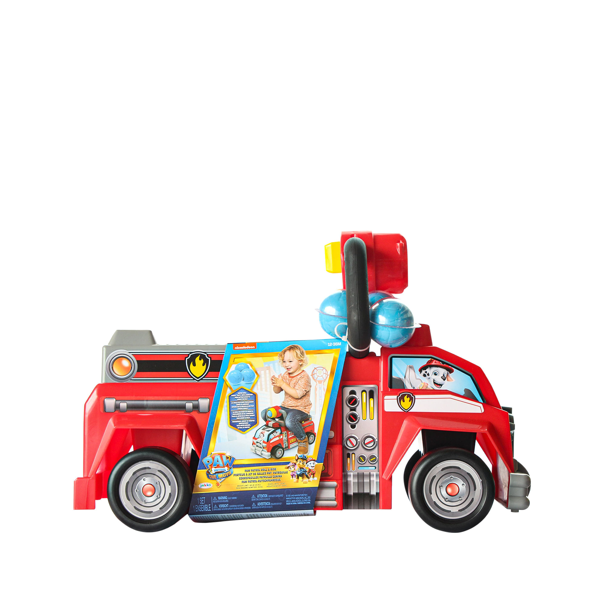 Carro Montable Paw Patrol Patrulla Canina Paw Patrol Caja x 1 