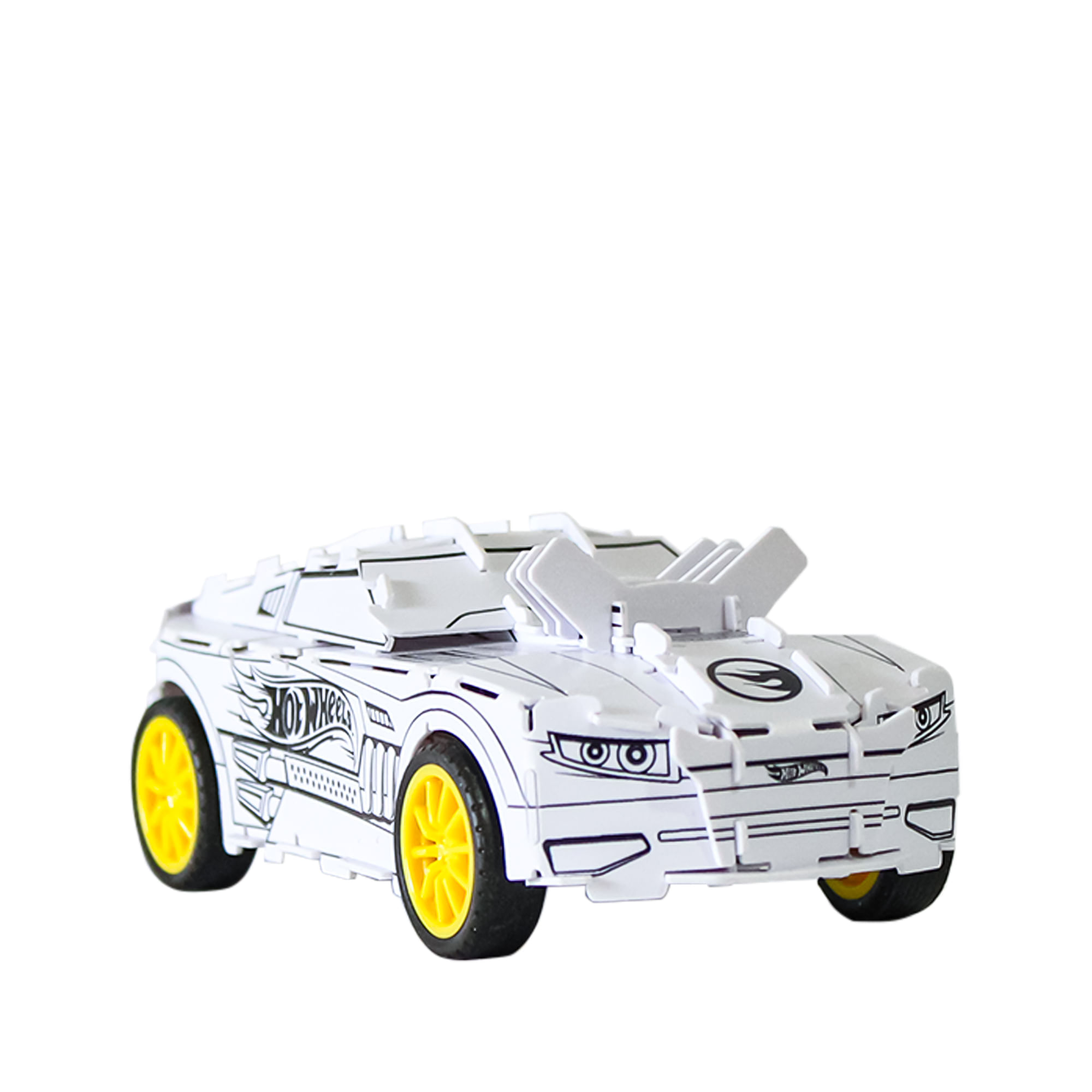 Kit para Armar y Pintar Auto Hot Wheels Hot Wheels Caja x 1 