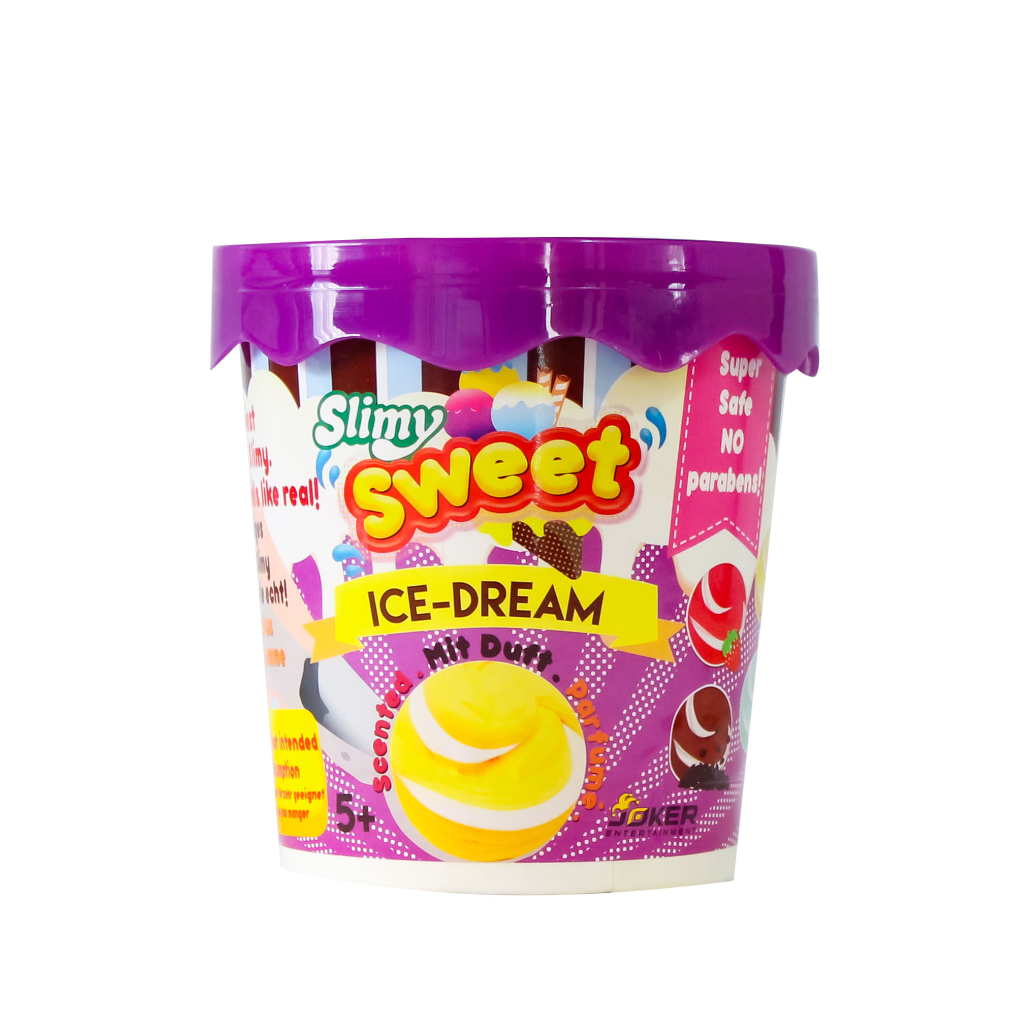 Slime Sweet Helado Slimy Slimy Caja x 1 Slimy espumoso y con aroma, increíbles colores. Tan divertido para golpear, estirar y jugar