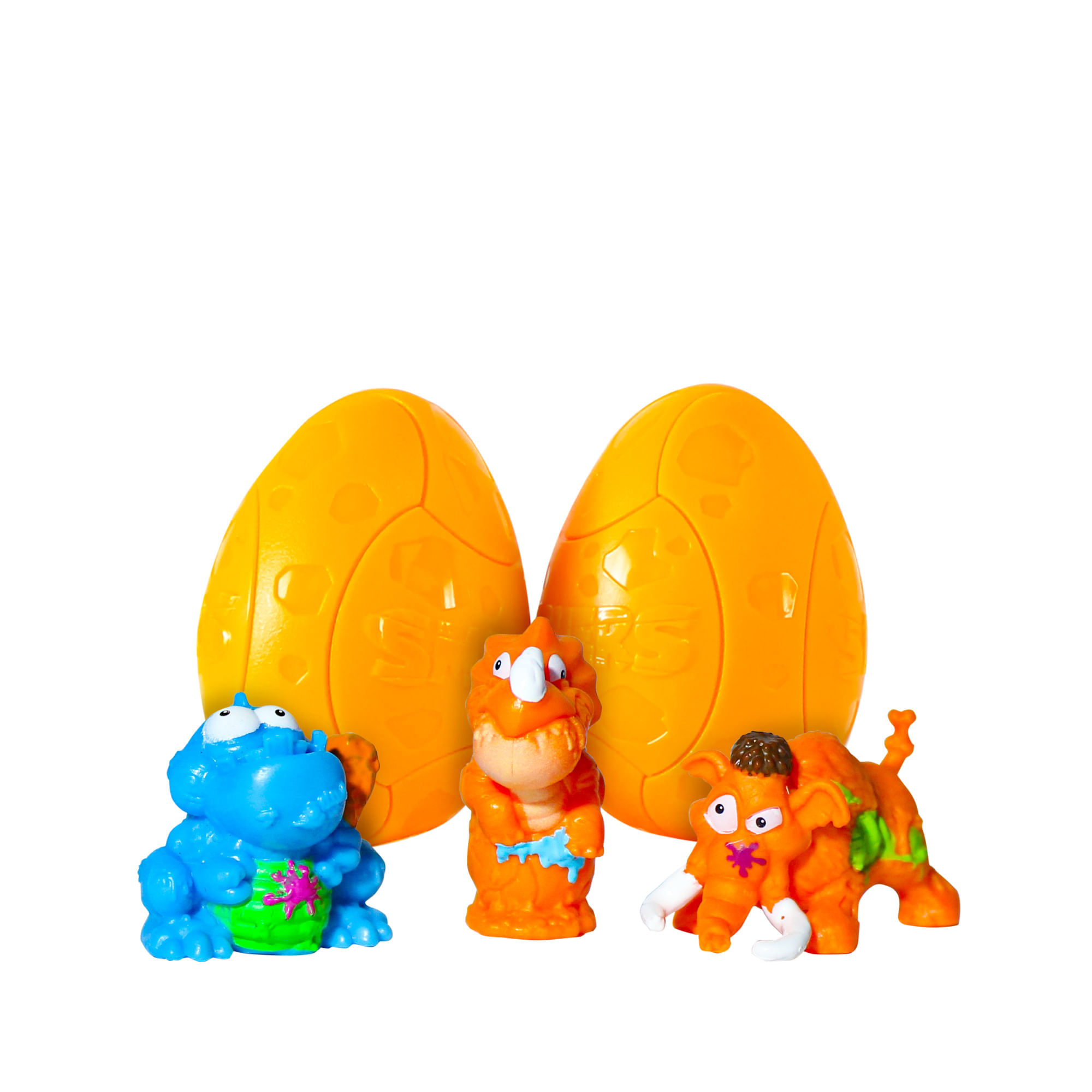 Set Sorpresa Dino Egg Smashers Coleccionables x 3 Smashers Caja x 3 