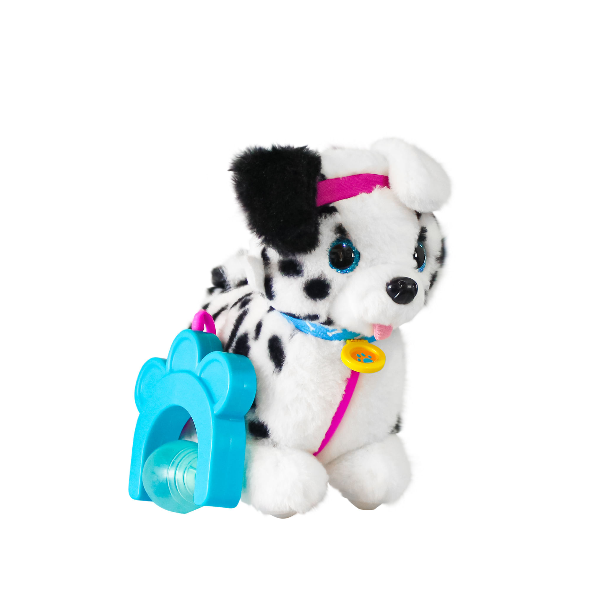 Peluche Dálmata Sprint Pull Along con Sonido Sprint Caja x 1 Comparte los mejores momentos junto a tu pequeño y llénalo de amor y diversión con el Peluche Dálmata Sprint. Tu pequeño pasará horas y horas recreando grandes aventuras y además tendrá el mejor compa
