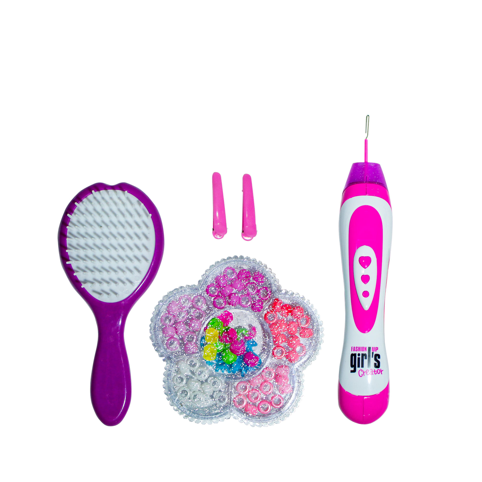 Set Accesorios para el Cabello Toy Logic Toy Logic Caja x 1 Estimula el arte en tu pequeña, creando muchos diseños divertidos. Manualidades diferentes y llenas de color  para que descubras tu habilidad para el maquillaje y la belleza.