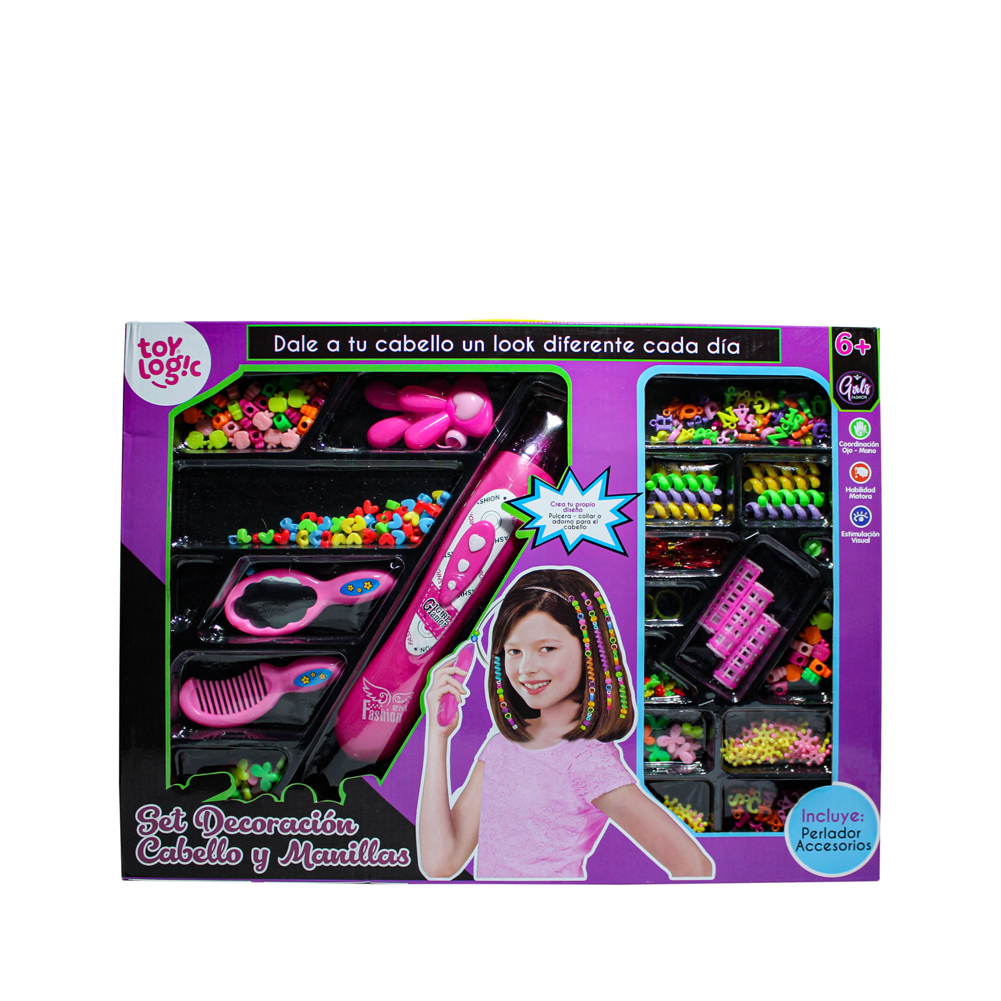 Set Decoración Cabello & Manillas Toy Logic Toy Logic Caja x 1 
