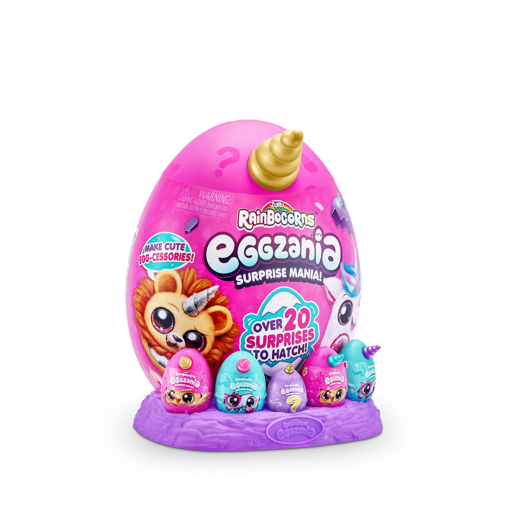 Peluche Sorpresa Rainbocorns Eggzania Rainbocorns Caja x 1 Comparte los mejores momentos junto a tu pequeño y llénalo de amor y diversión con el Peluche Sorpresa Electrónico Rainbocorn Tu pequeño pasará horas y horas recreando grandes aventuras y además tendr