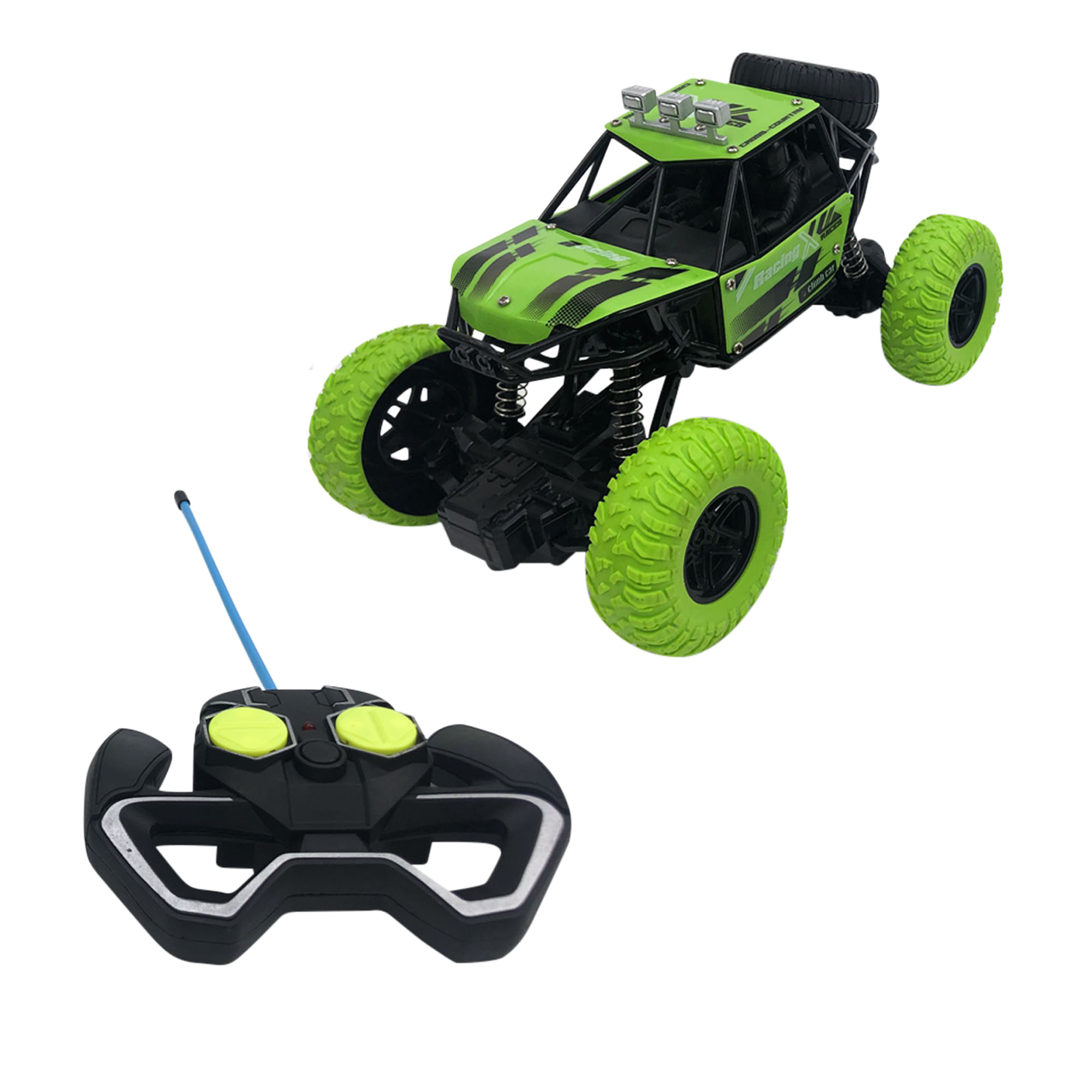 Carro Control Remoto Green Climber Toy Logic Toy Logic Caja x 1 Aumenta tu velocidad para aventuras llenas de acción, compite durante todo el día y amplía tu mundo de juegos Con el Carro RC Green Climber Toy Logic lleva la acción y la diversión a tu habitación y a