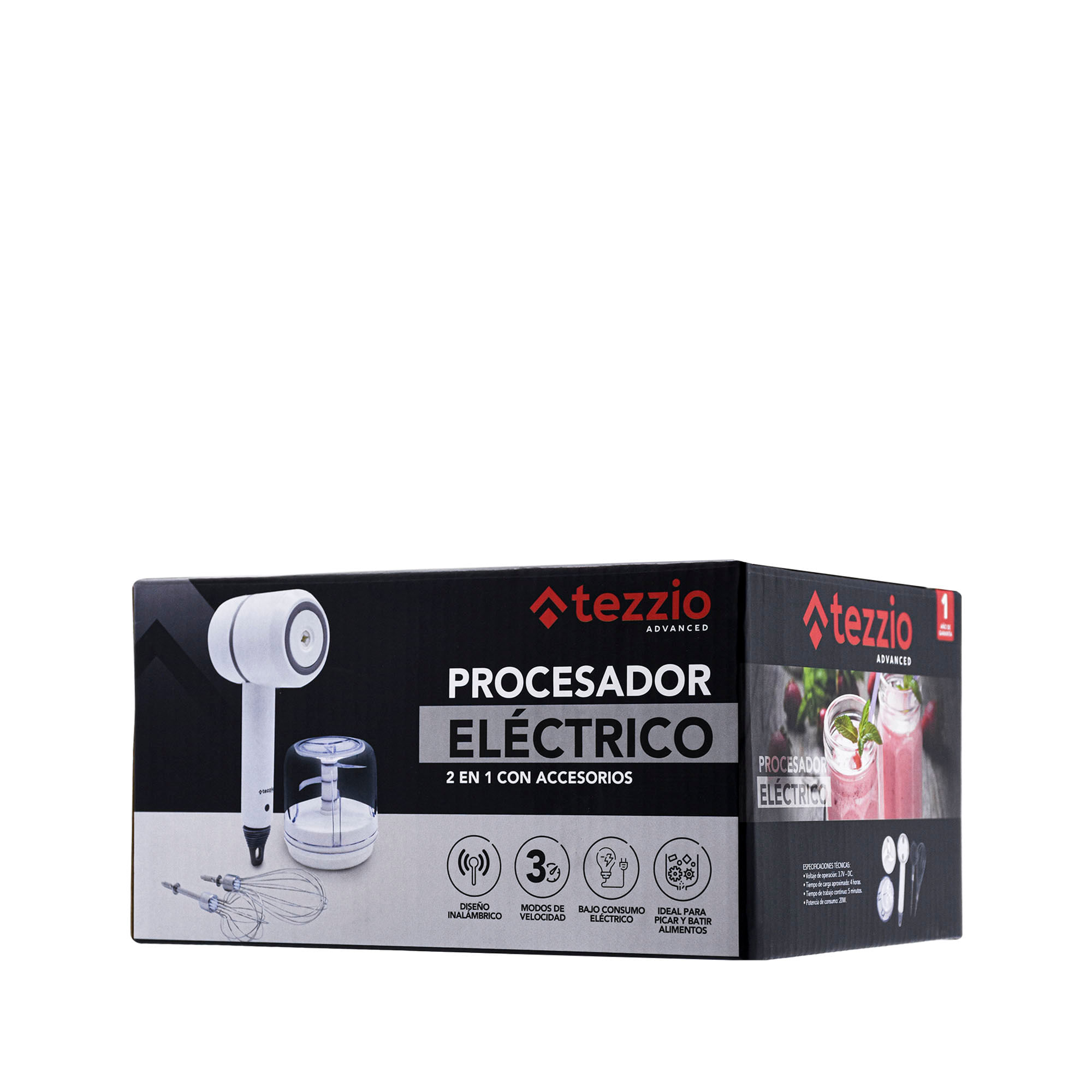 Procesador Manual 2 en 1 Tezzio Tezzio Caja x 1  