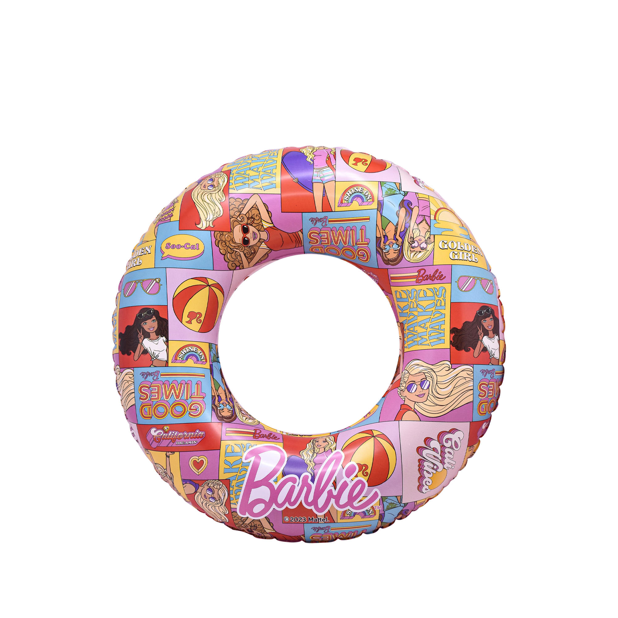 Flotador Inflable Tipo Aro Diseño Barbie Barbie Caja x 