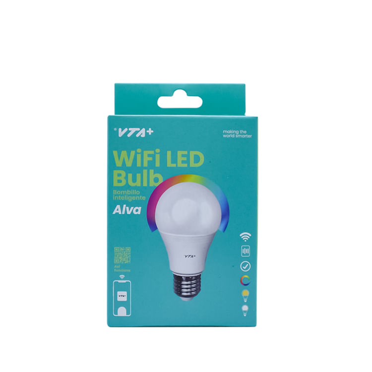 Kit X 2 Bombillos Led Alva E27 RGB VTA+ Smart Home VTA Caja x 1  