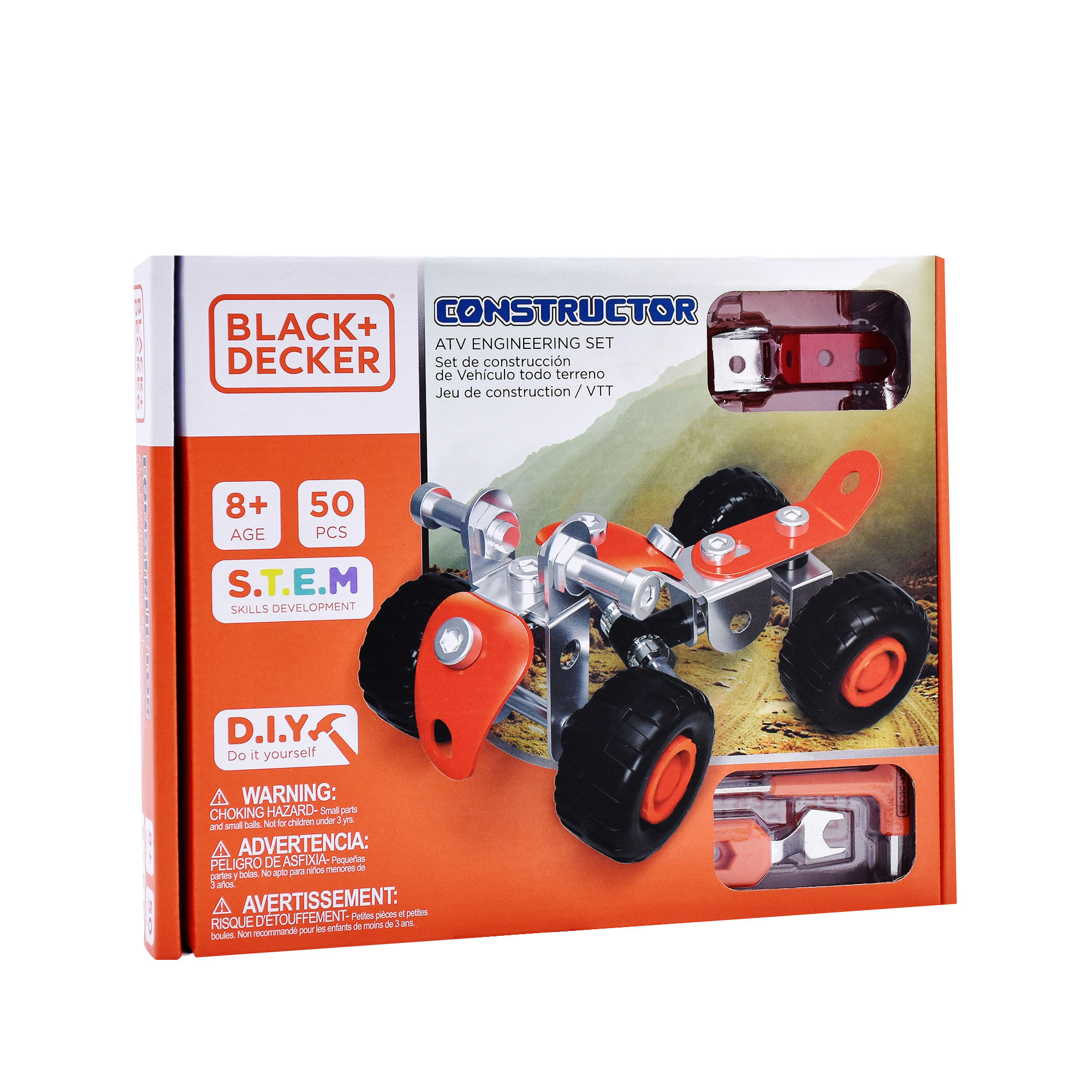 Kit Construye tu Propia Cuatrimoto Black+Decker Black+Decker Caja x 1 undefined