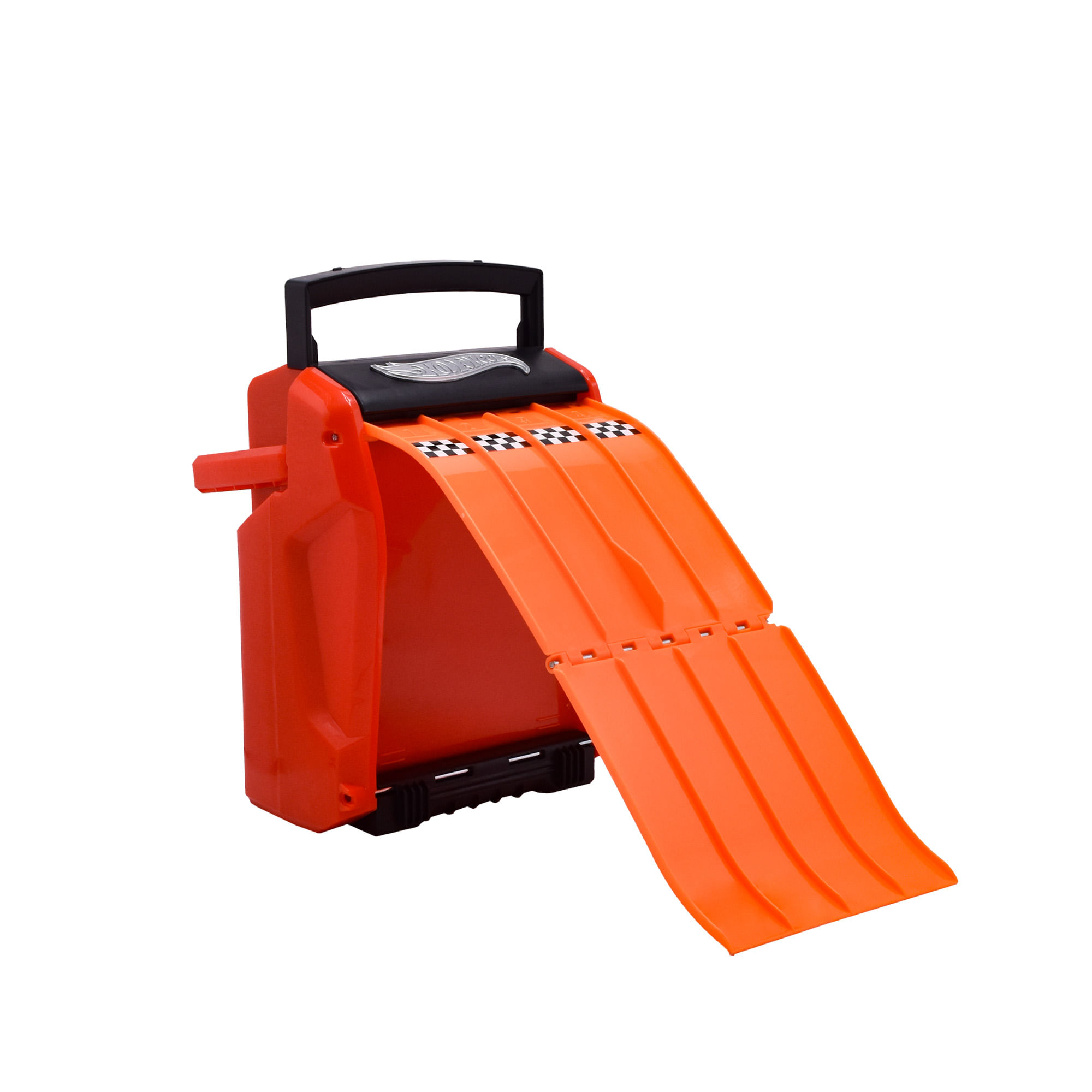 Organizador Lanzador 2 en 1 Store 'N Race Hot Wheels Hot Wheels Caja x 1 Compite y clasifica con tus autos favoritos de Hot Wheels. Esta Caja Lanzadora de Carros es una gran solución de almacenamiento. El contenedor opaco permite a los niños ver su colección de autos genia