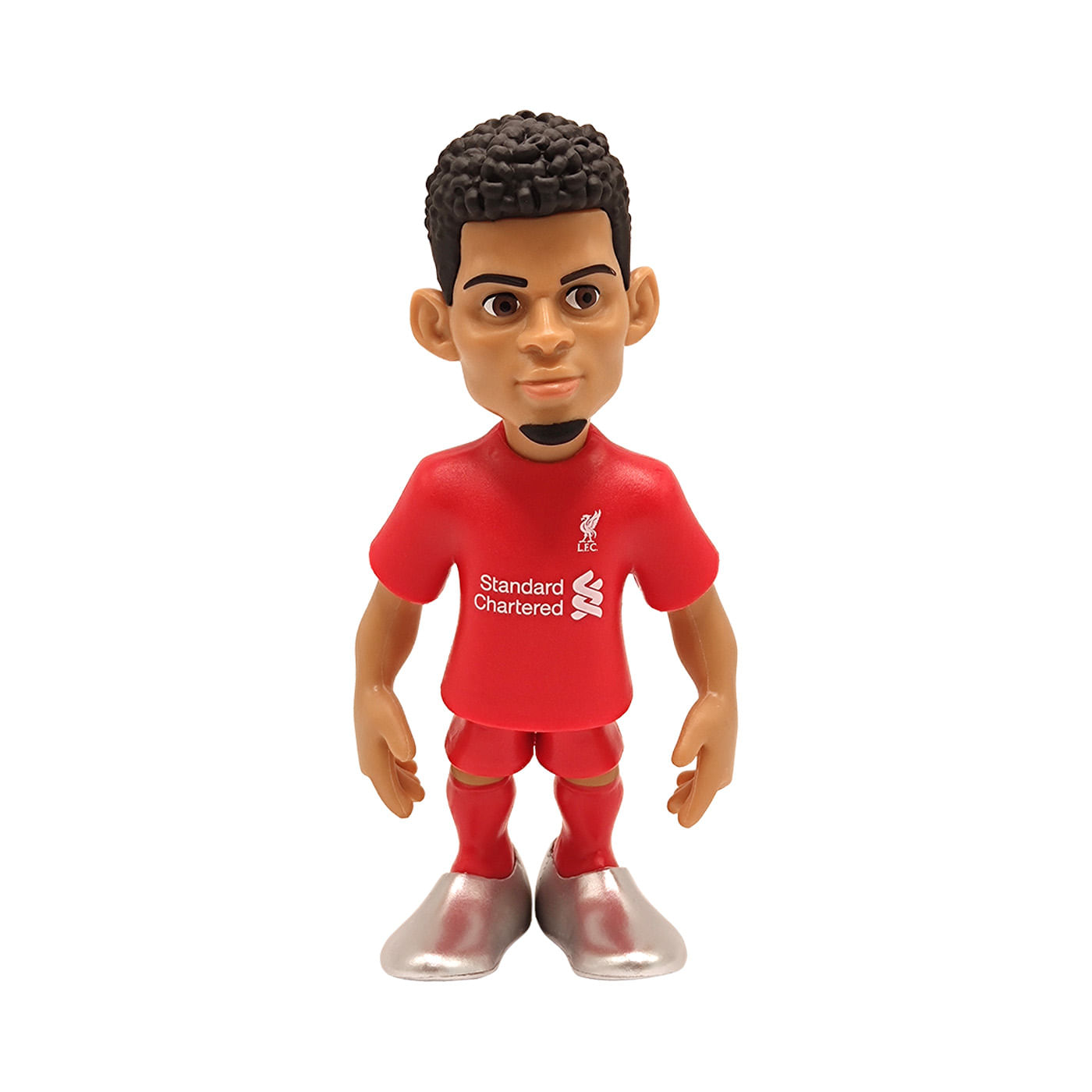 Minix Figura Coleccionable Futbolista Luis Diaz MINIX Caja x 1 La Figura Coleccionable Luiz Diaz es una joya imprescindible para los apasionados del fútbol y fanáticos del talentoso delantero colombiano. Esta figura de 12 cm de altura, elaborada en PVC rígido, ca