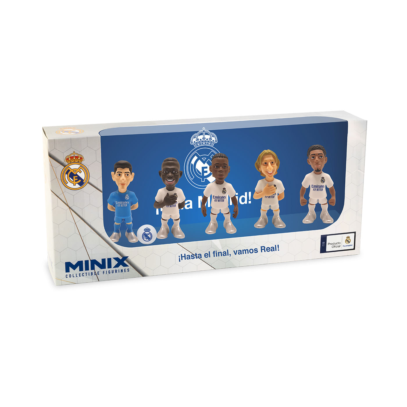 Minix Set de 5 Figuras Coleccionables del Real Madrid Edición Especial MINIX Caja x 5 undefined