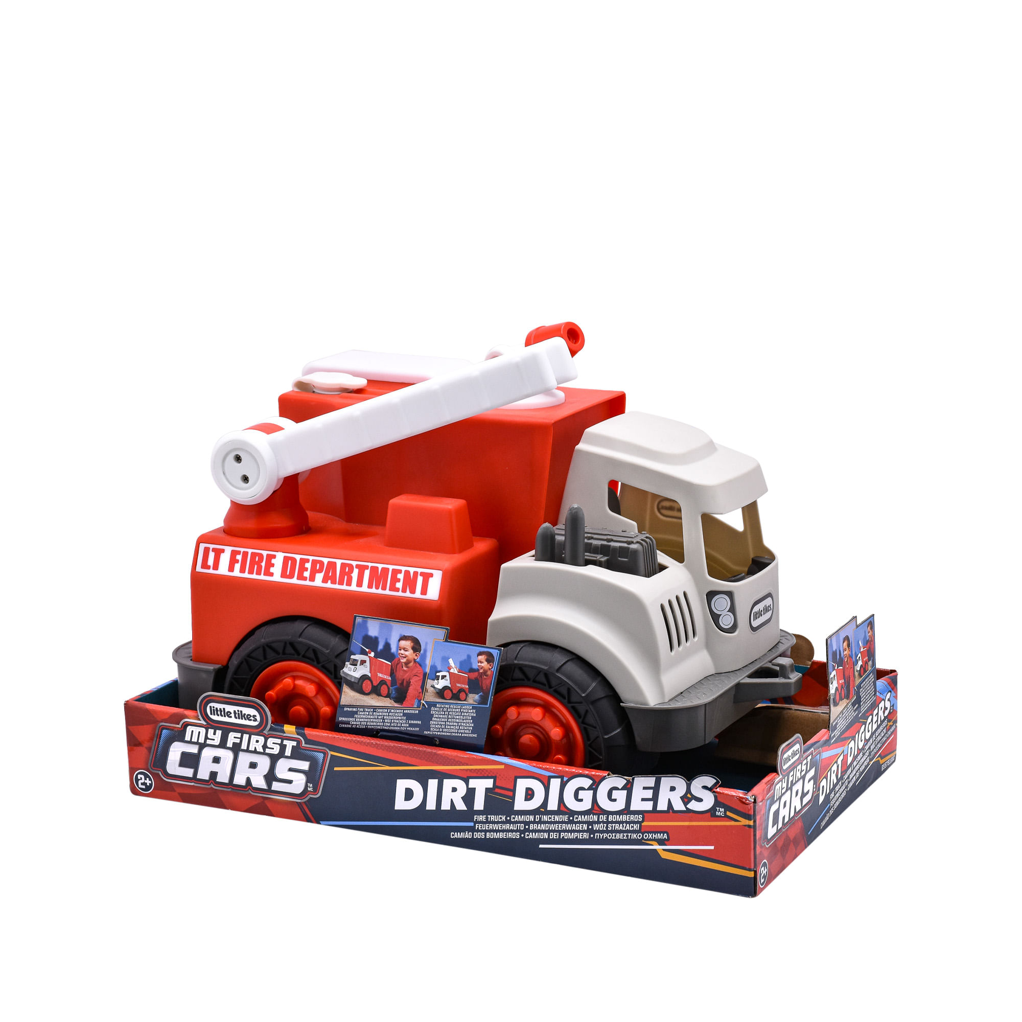Carro Bombero Littles TIkes Little Tikes Caja x 1 Enciende la emoción de ser un héroe con el Carro Bombero  Littles Tikes Este increíble camión de bomberos no solo parece real, sino que actúa como uno. Con su manguera giratoria que rocía agua en toda