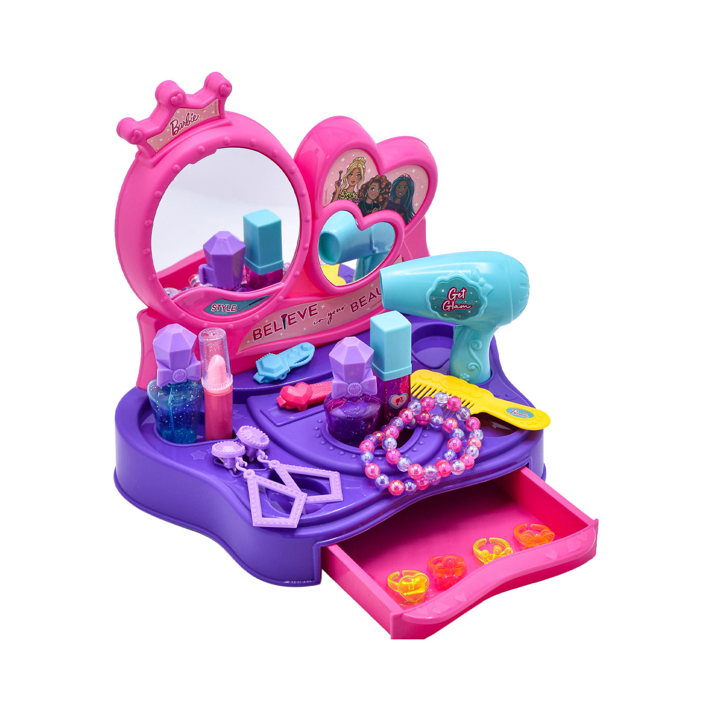 Role Play Barbie Mi Primer Tocador Diversión y Estilo para Pequeñas Estrellas Barbie Caja x 1 