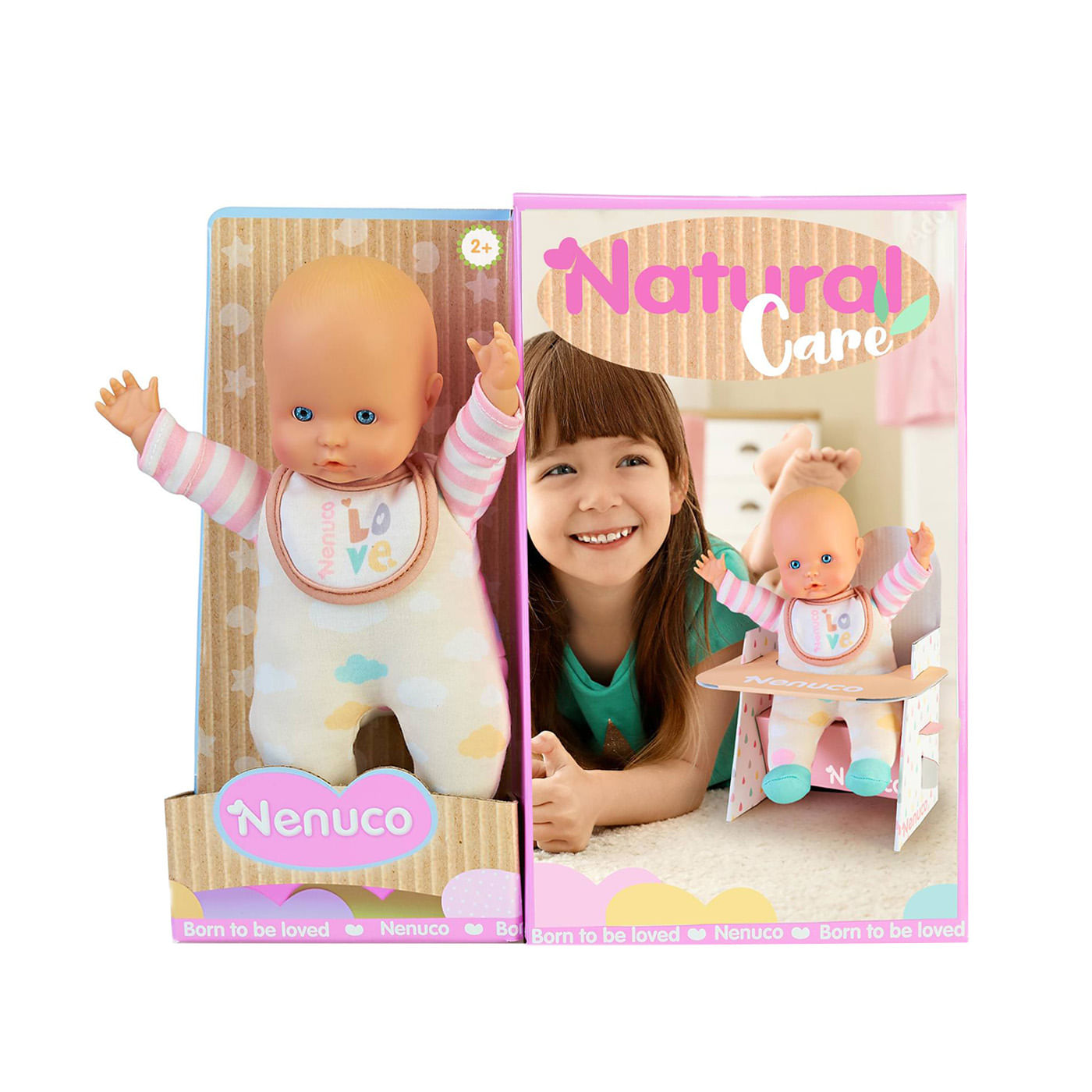 Bebé Nenuco Natural Care Con Caja Convertible en Silla Comedor Nenuco Caja x 1 