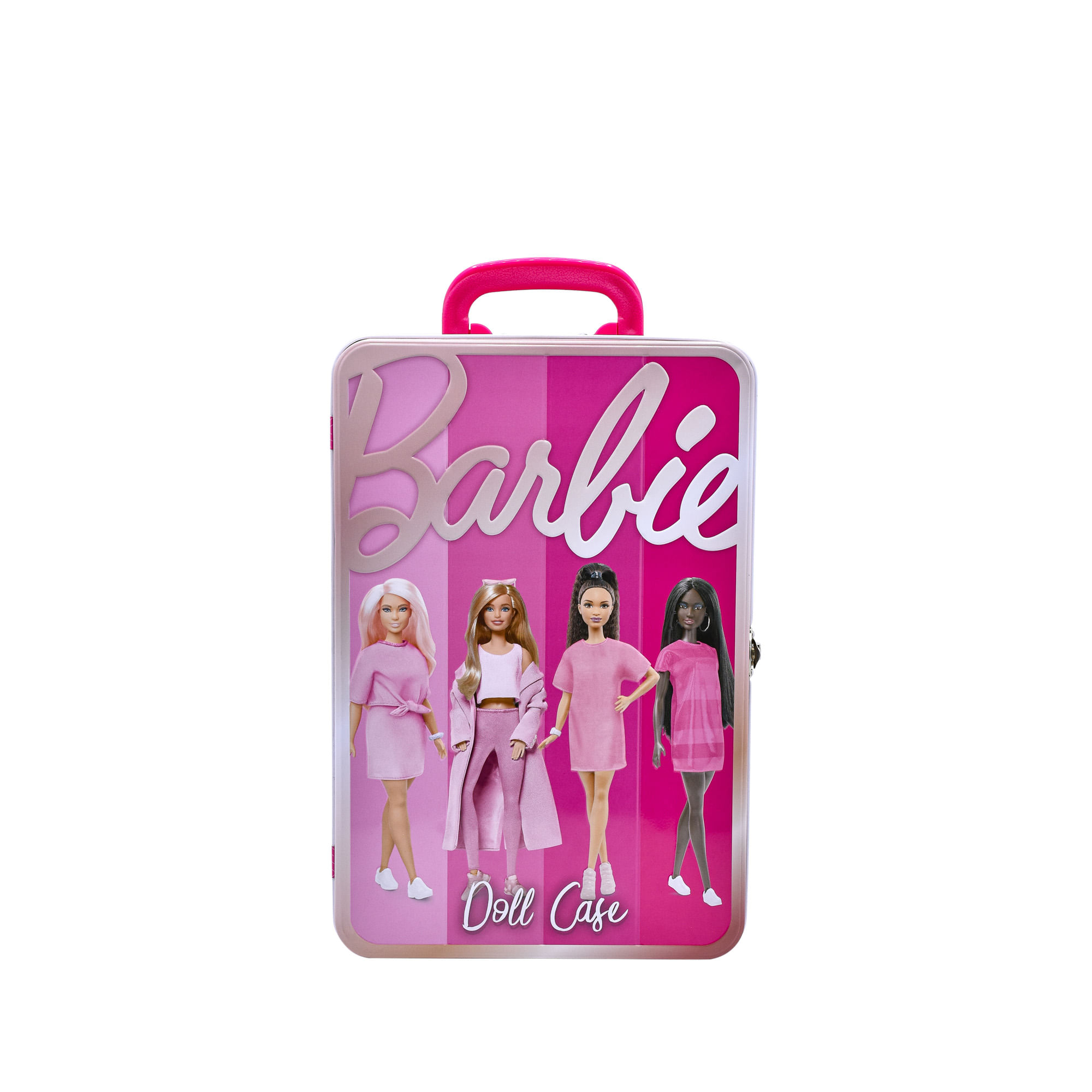 Organizador Metálico 4 Muñecas Barbie Wardrobe Estuche de Colección Barbie Caja x 1 