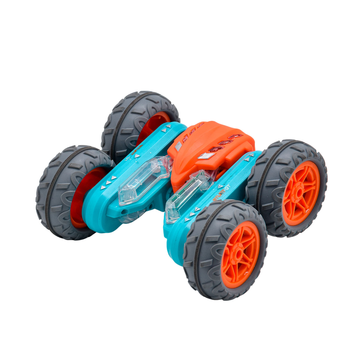 Carro a Control Remoto Lighting Stunt Naranja Toy Logic Caja x 1 