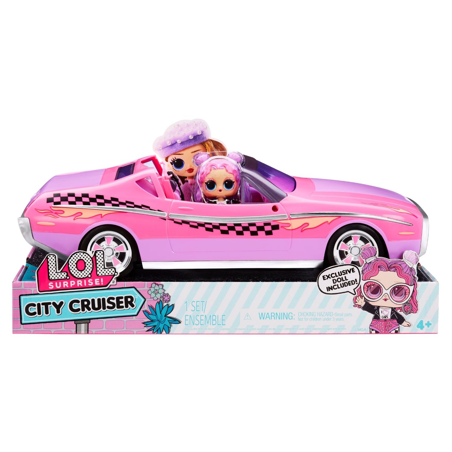 Set LOL Surprise - Carro City Cruiser con Muñeca Exclusiva LOL Caja x 1 