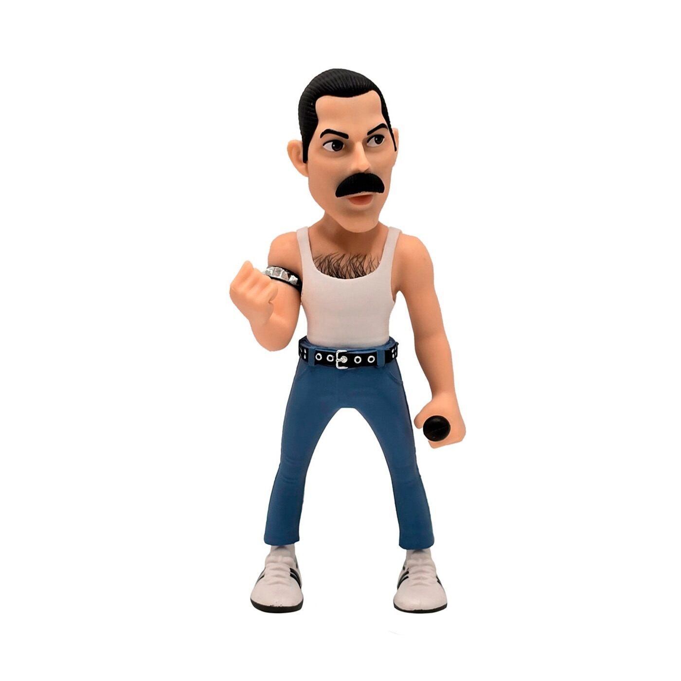 Minix Figura Coleccionable Freddy Mercury 12 cms MINIX Caja x 1 La figura coleccionable de Freddy Mercury es un homenaje al ícono de la música. Hecha de PVC de alta calidad, esta mini figura de 12 cm de altura tiene una estructura rígida y acabados detallados que 