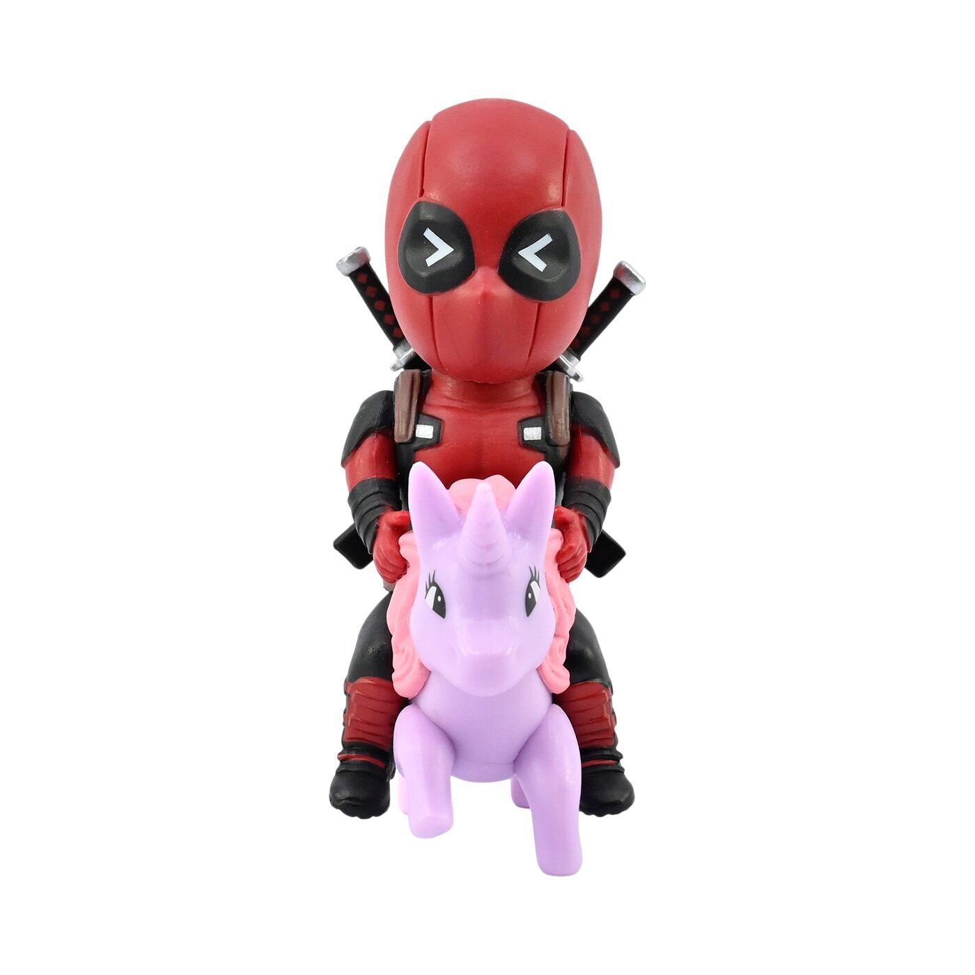Figura Coleccionable Deadpool Montado en Unicornio Marvel 10 cm Marvel Caja x 1 Abraza el lado de ensueño divertido pero contradictorio de Deadpool en esta encantadora interpretación. ĦLa figura Deadpool en Unicornio es una adición divertida y única para tu colección! Con acabado